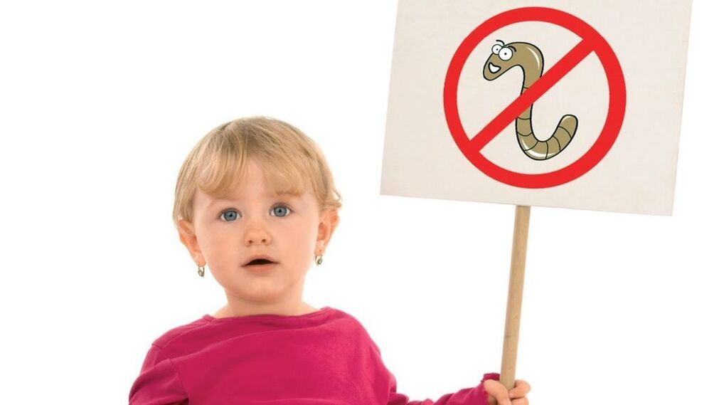 Kinder sind anfälliger für eine Infektion mit Würmern. 